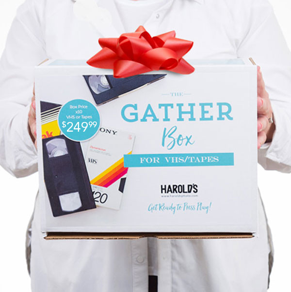 Harold's Photo Gather Box for VHS and Tapes