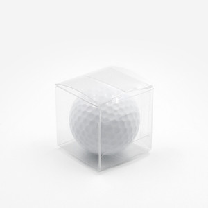 Each individual golf ball will be packaged in their own clear box.