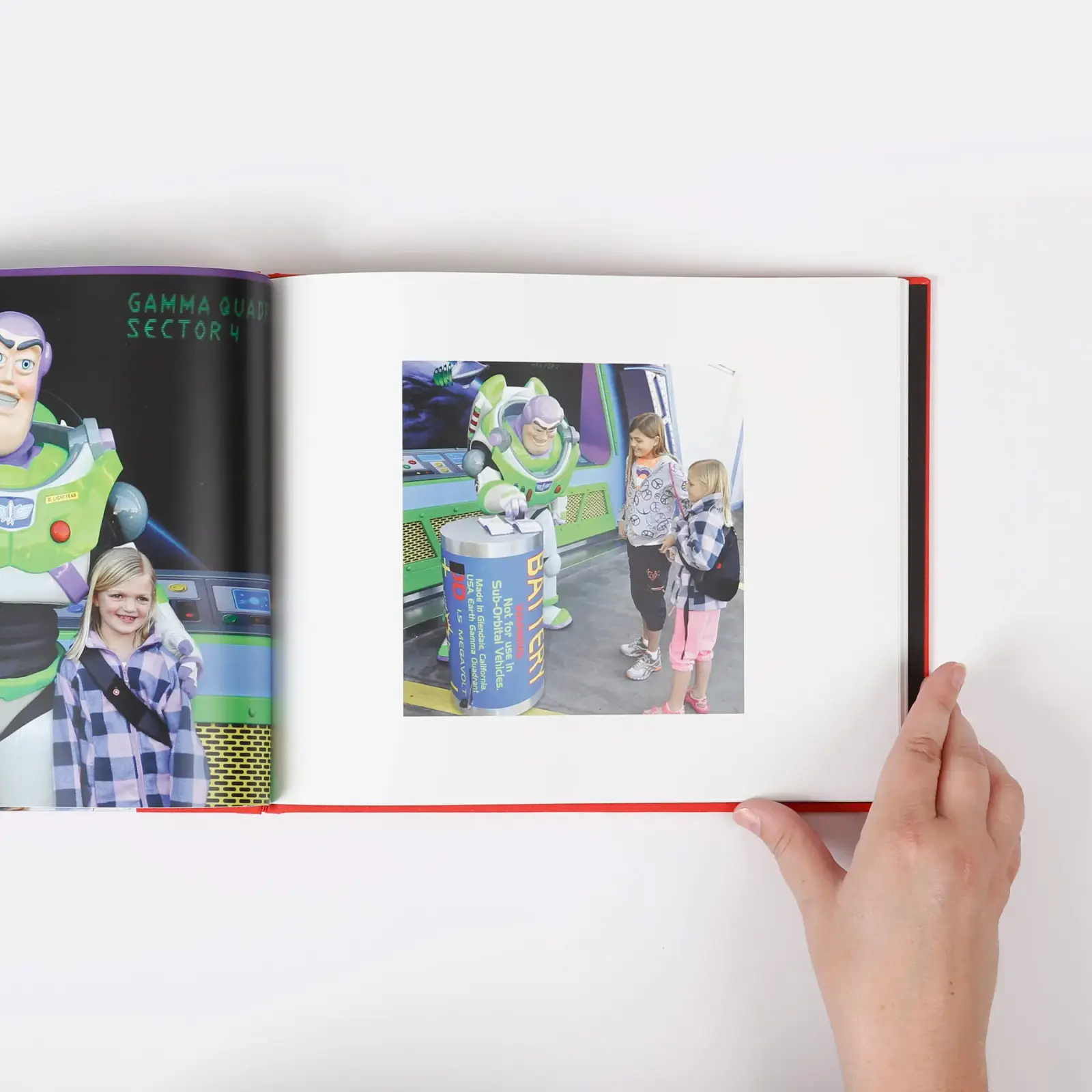 Linen wrapped photo book