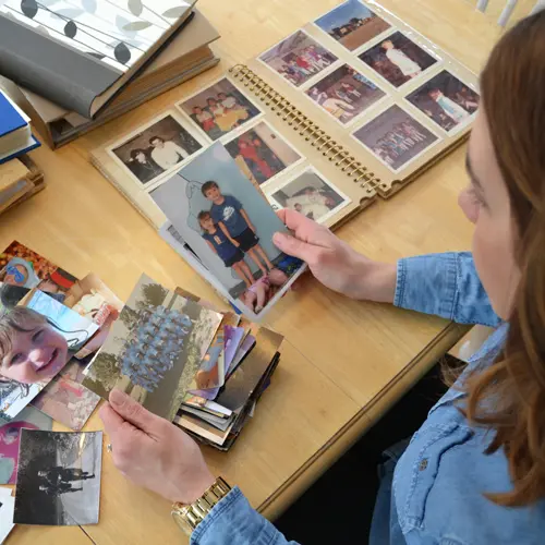 Choosing photos for The Gather Box for Prints from Harold's Photo