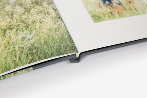 Photo book with layflat pages