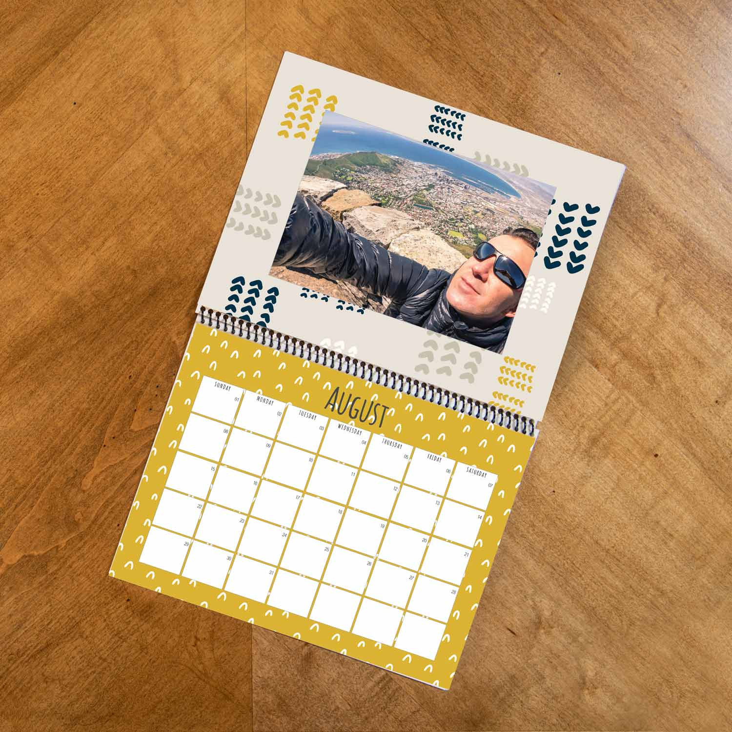 Photo calendar with fun design