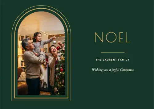 Noel Deco holiday card