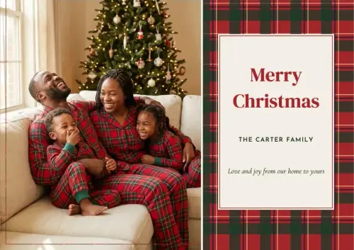 Tartan Hearth holiday card