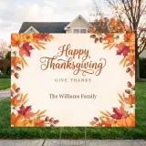 Happy Thanksgiving 24 x 18 in yard sign