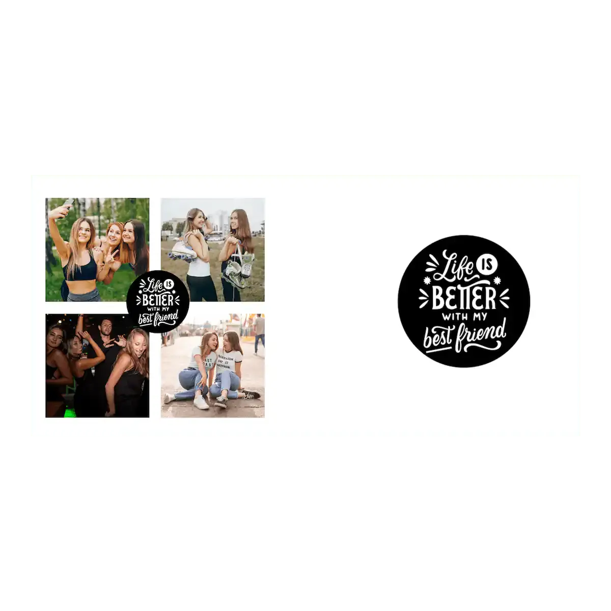 Šalica s fotografijama i posebnom porukom – uspomena na smijeh, ludosti i trenutke koji život čine ljepšim.