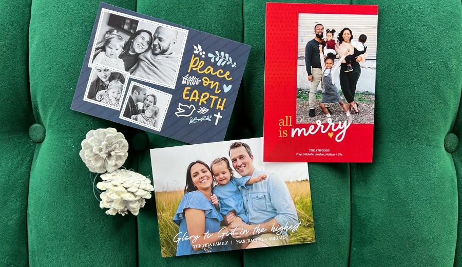 holiday greeting cards from Linhoff Photo