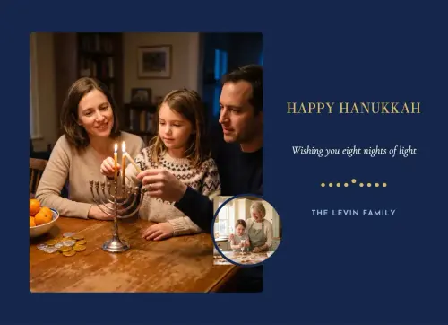 Festival of Lights holiday card