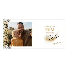 Elegantna šalica za kuma s fotografijom i posebnim detaljima – uspomena koja ostaje za cijeli život.