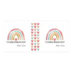 Nježna šalica za mamu s toplom porukom i pastelnim detaljima punim ljubavi.