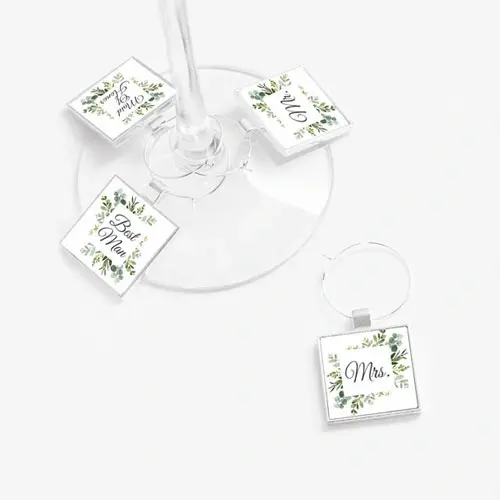 Wedding Wine Glass Charms
