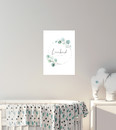 A2 Eukalyptus Poster mit Name