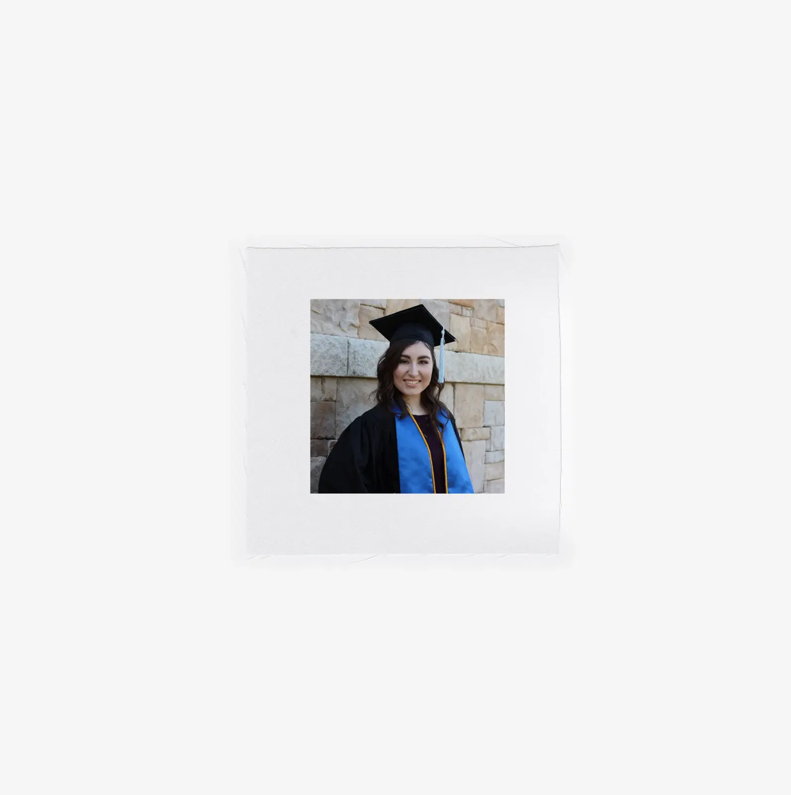 Custom photo quilt square 6x6