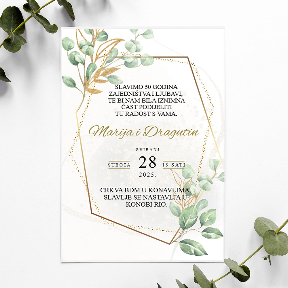 Pozivnica za godišnjicu braka 6