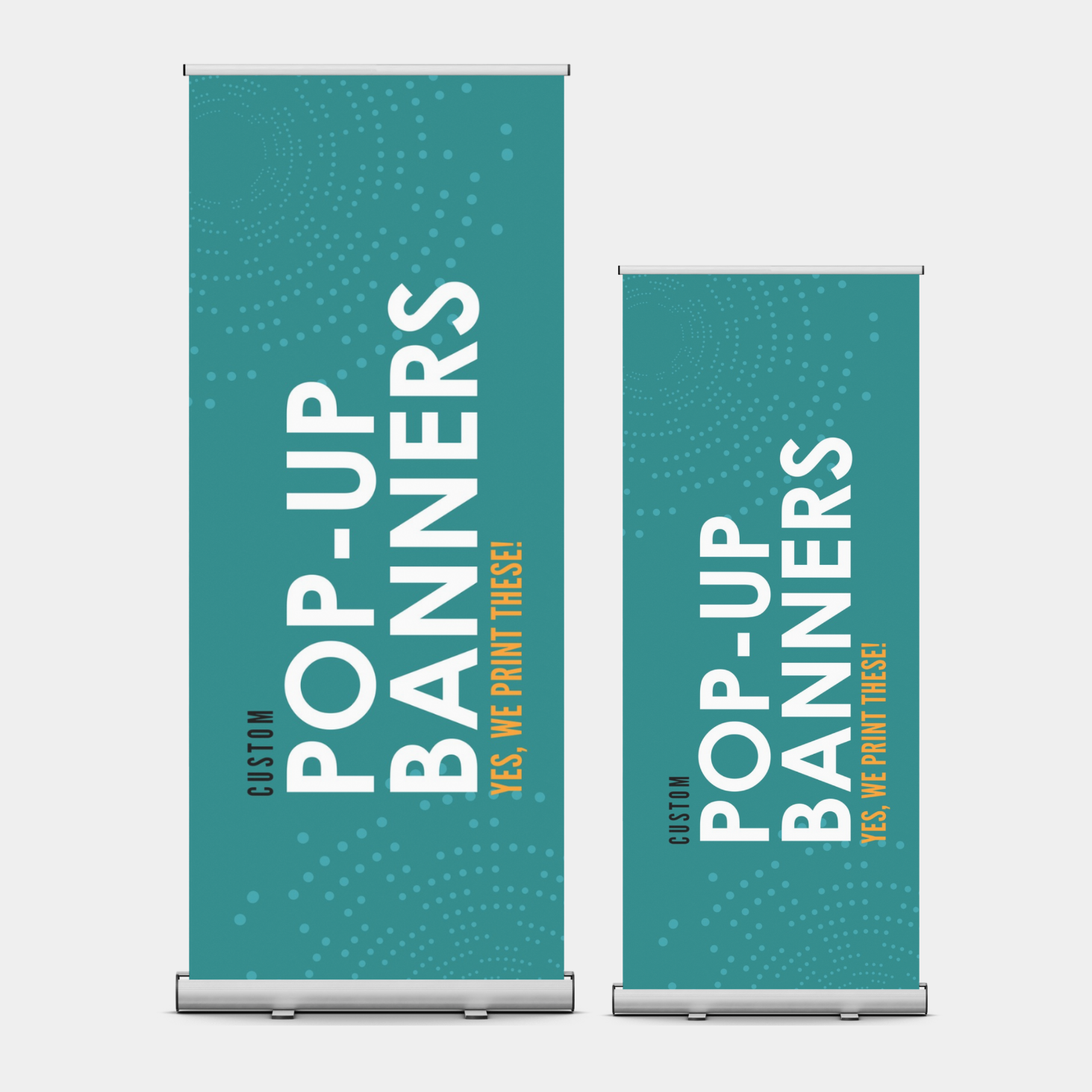 Close up photo of metal print