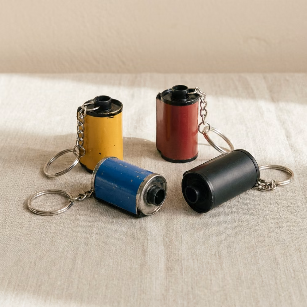 Film canister keychains