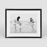 22x28 horizontal poster framed beach