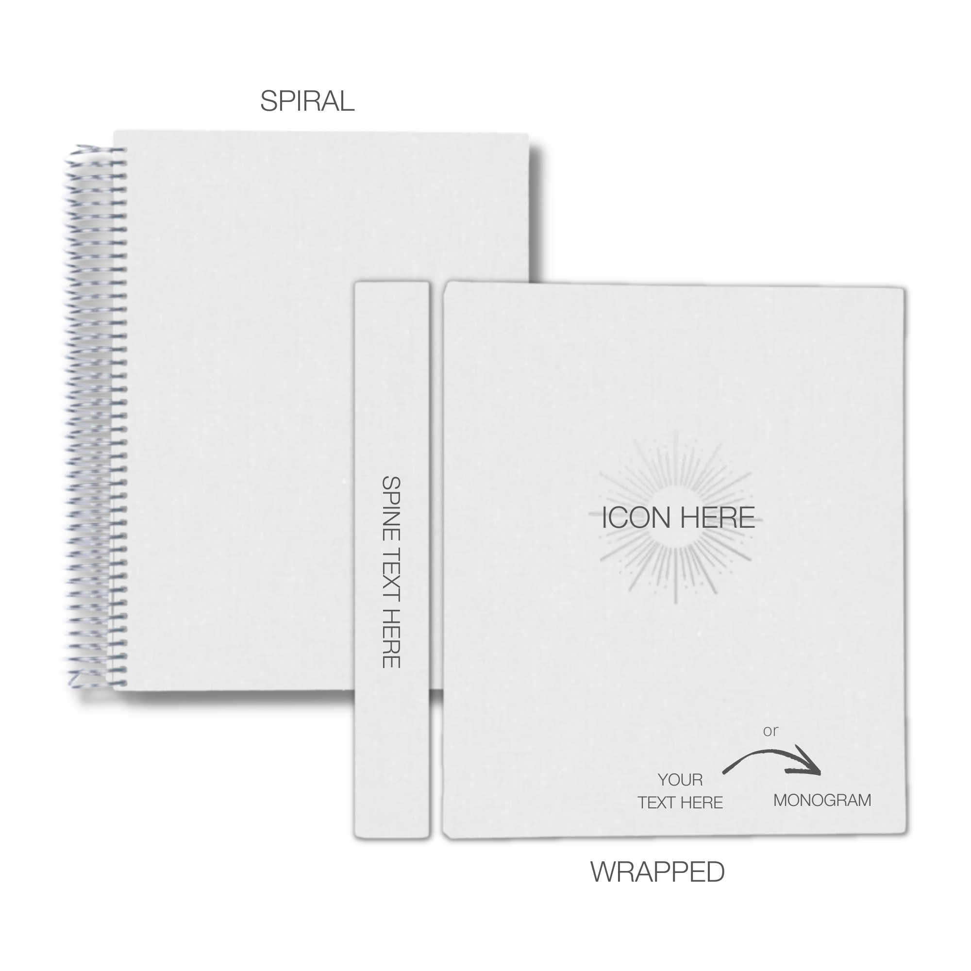 Planner Linen, foil & coil