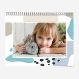 Photo calendar for kids room