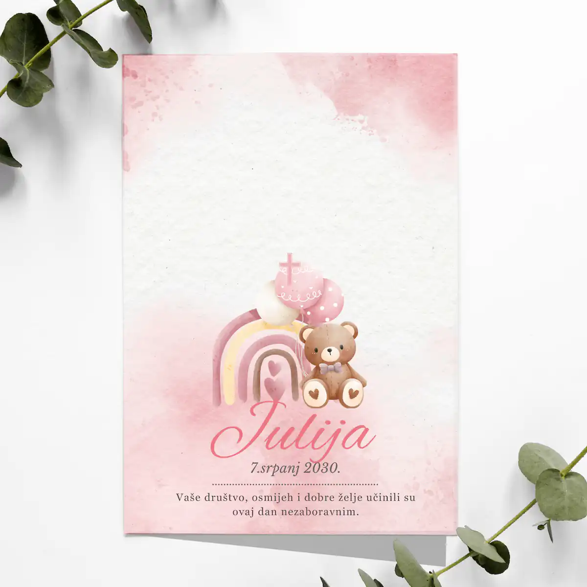 Zahvalnica za Krštenje 19