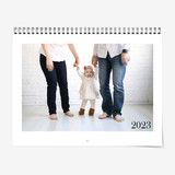Traditional photo wall calendar