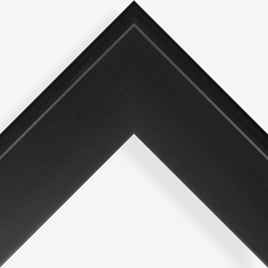 Black metal print frame