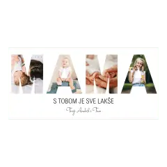 Šalica za mamu s fotografijama i porukom koja pokazuje koliko znači svaki njen zagrljaj i ljubav.