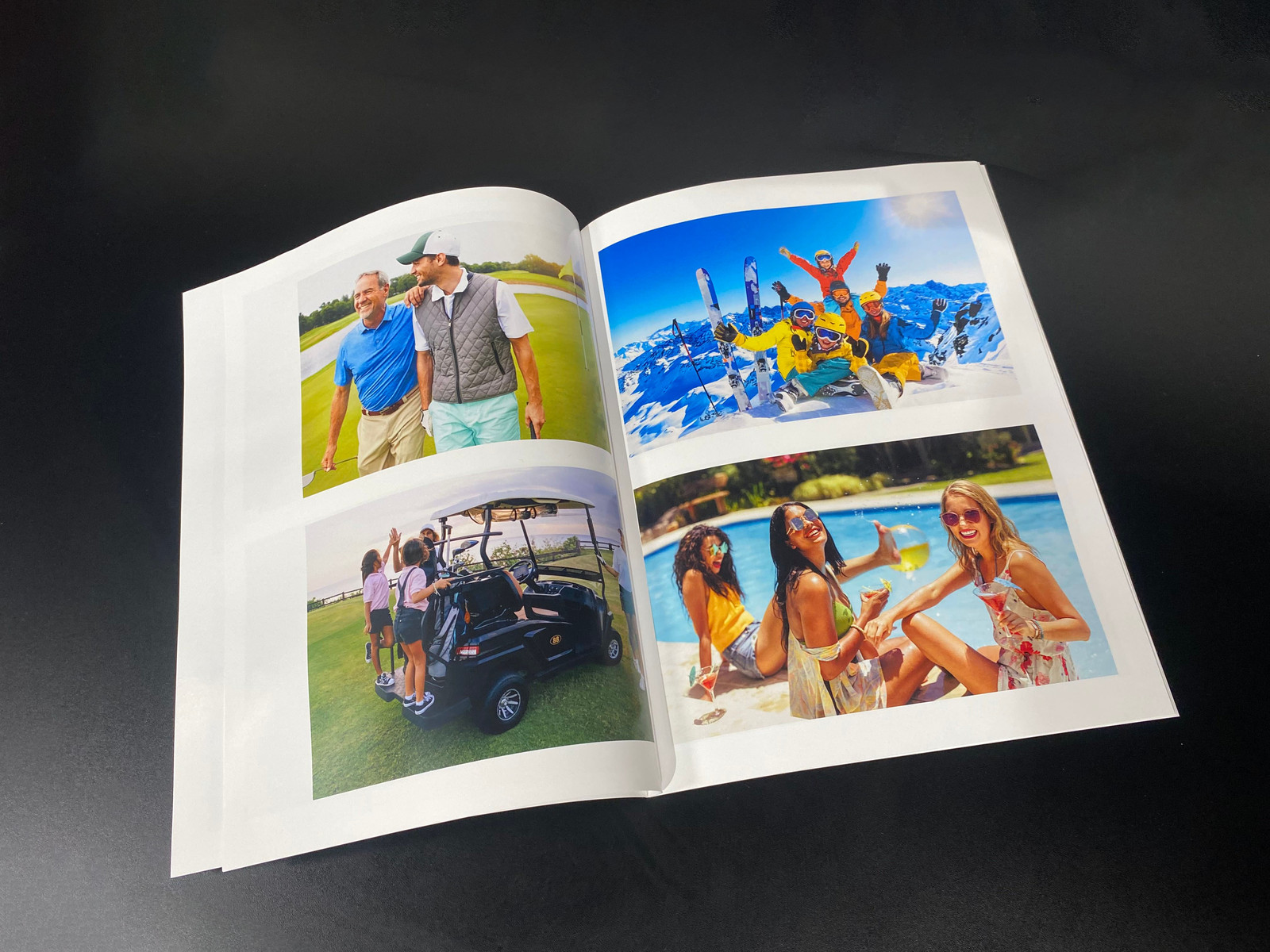 Softcover Photo Books Open