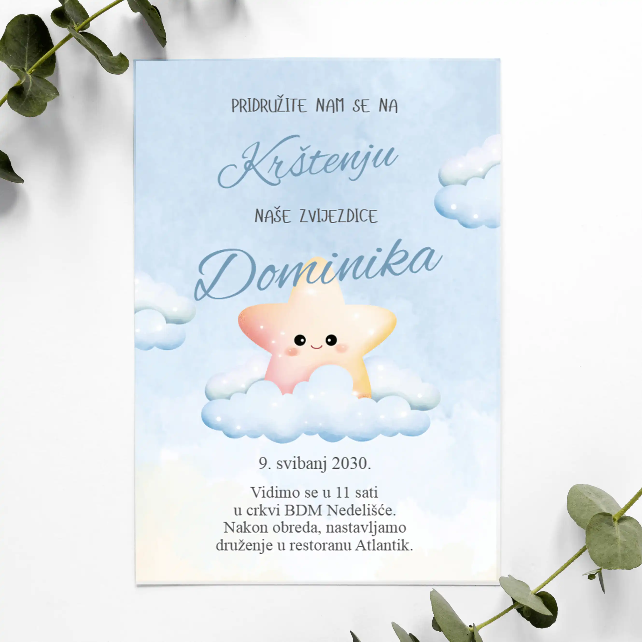 Pozivnica za Krštenje 20