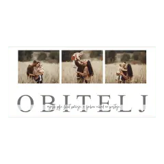 Šalica s obiteljskim fotografijama i toplom porukom koja slavi ljubav, bliskost i zajedničke trenutke.