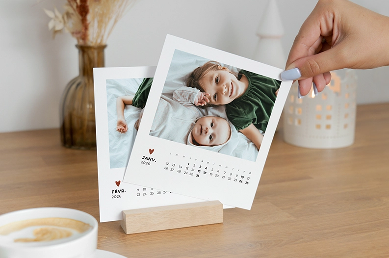 Calendrier sur socle