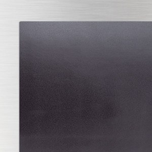 Magnet of the back of a metal print