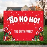 Ho Ho Ho 24 x 18 in yard sign