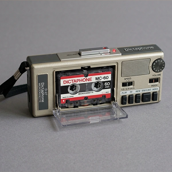 Dictaphone audio tapes can be converted into modern audio files for easy listening