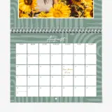 Monthly calendar with photos
