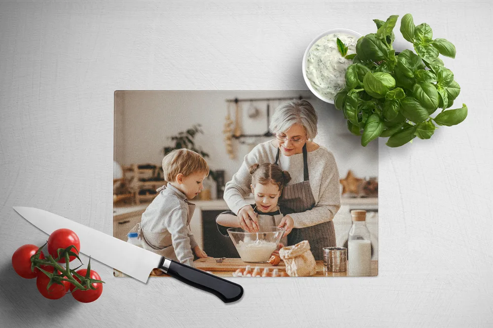 Photo gift cutting board with your image