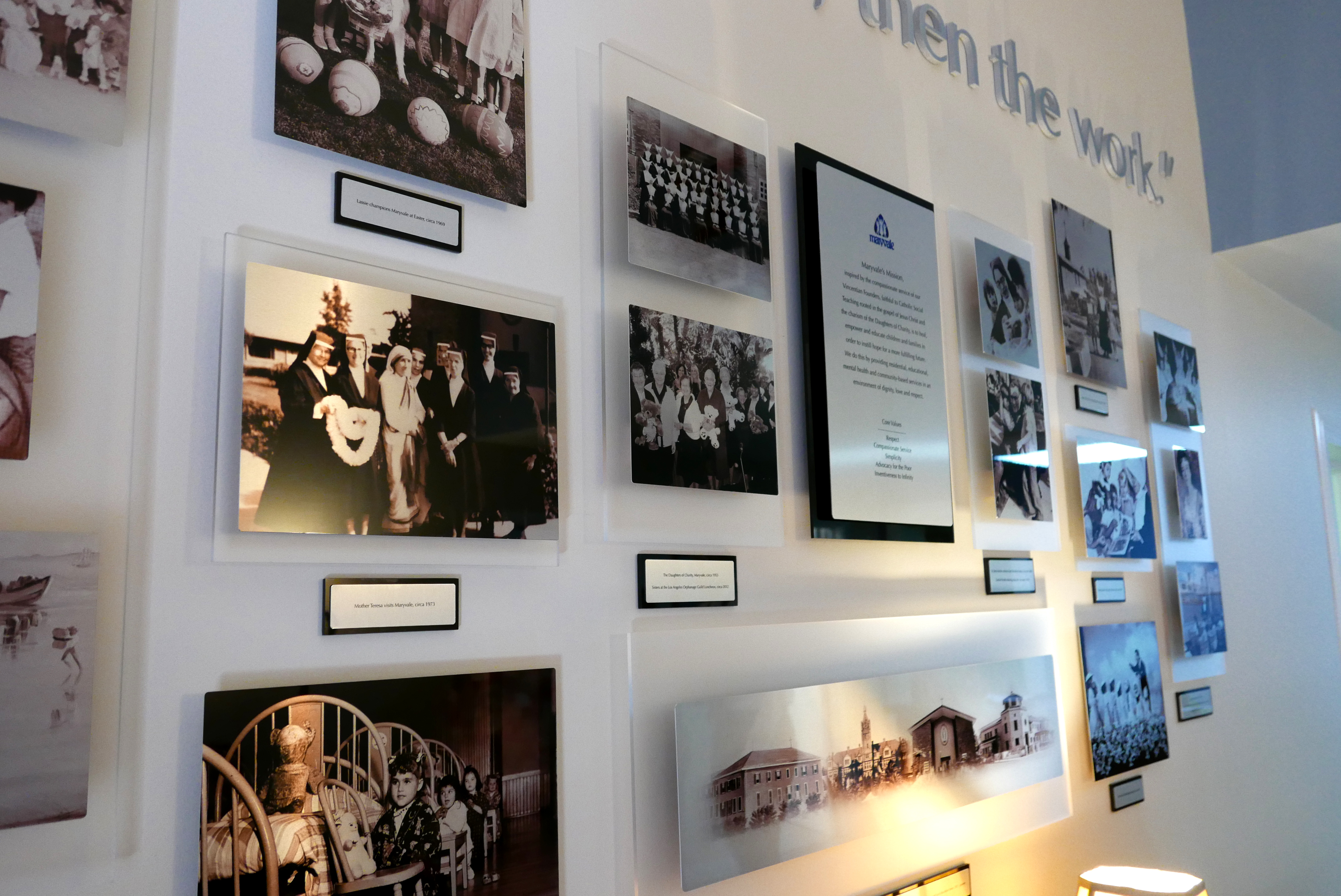 Close up photo of metal print