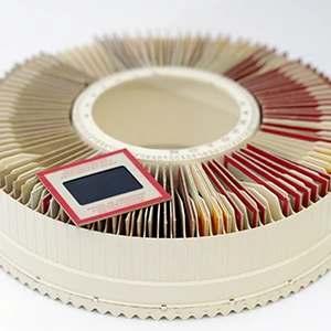 Full Kodak slide carousel - ready for scanning at The Camera Shop in St. Cloud, MN