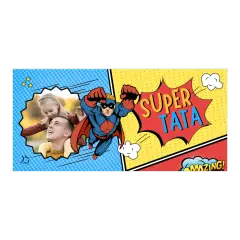 šalica sa slikom Super Tata – personalizirana fotošalica za poklon tati