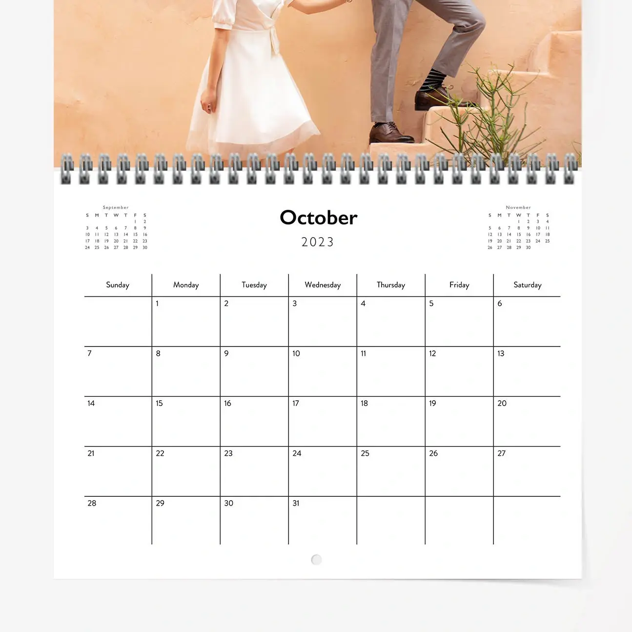 Classic photo calendar