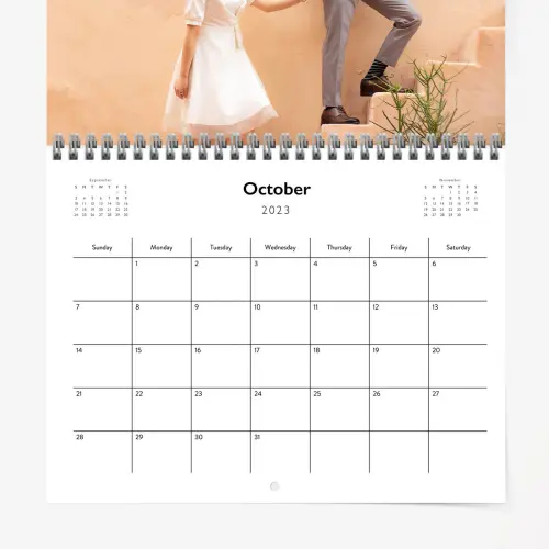 Classic photo calendar