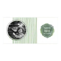 Nježna šalica za najboljeg djeda na svijetu, ukrašena fotografijom i uspomenom koja grije srce.