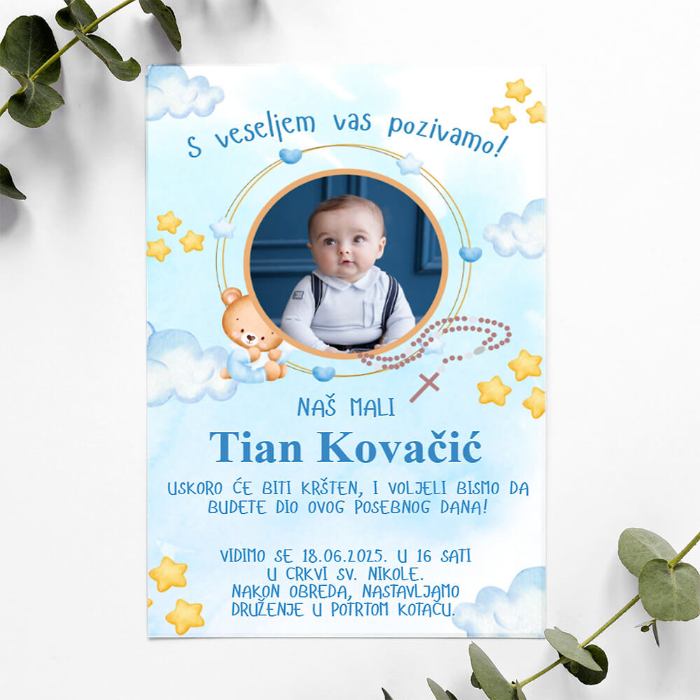 Pozivnica za Krštenje 8