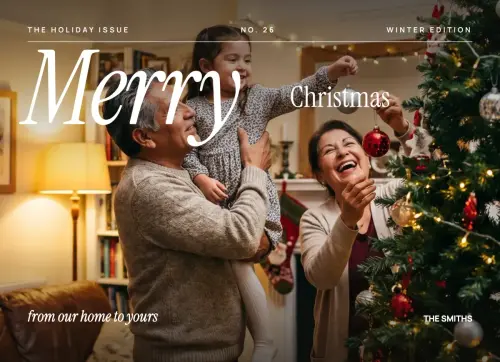 The Holiday Issue holiday card