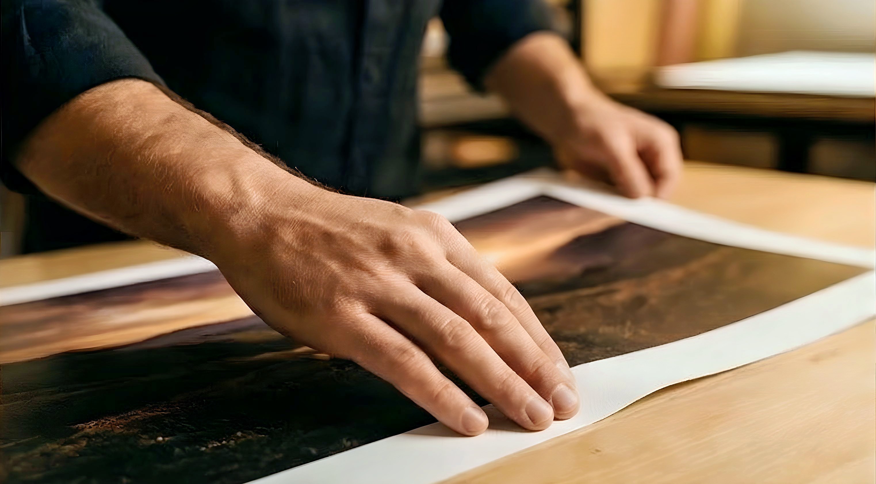 Fine art portrait — gallery finish print sample