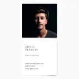 2.5x2.5 square personalized calling card business cards 