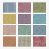 Patterns on photo wall calendar