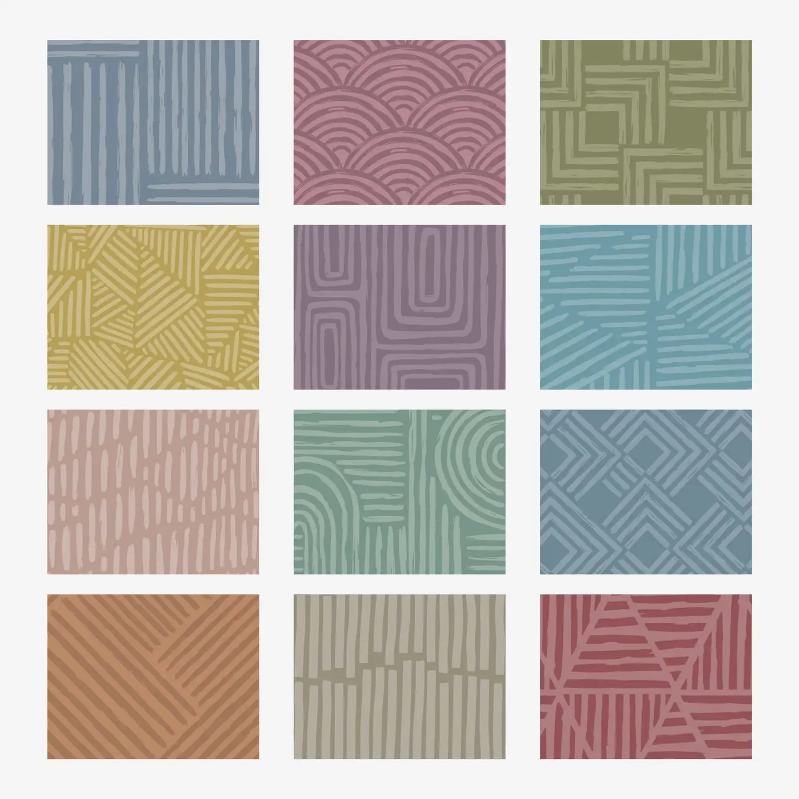Patterns on photo wall calendar