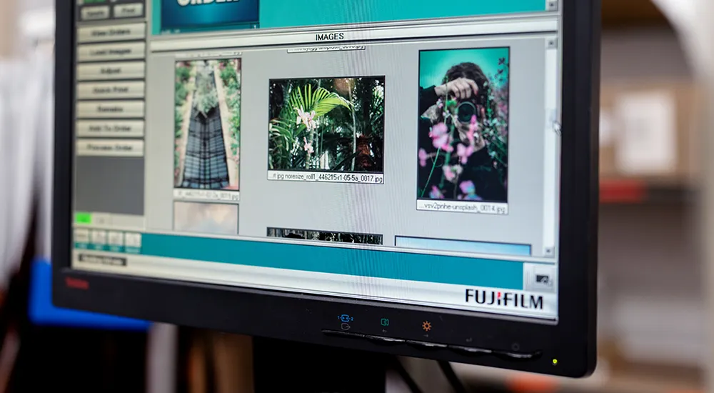Film processing sample