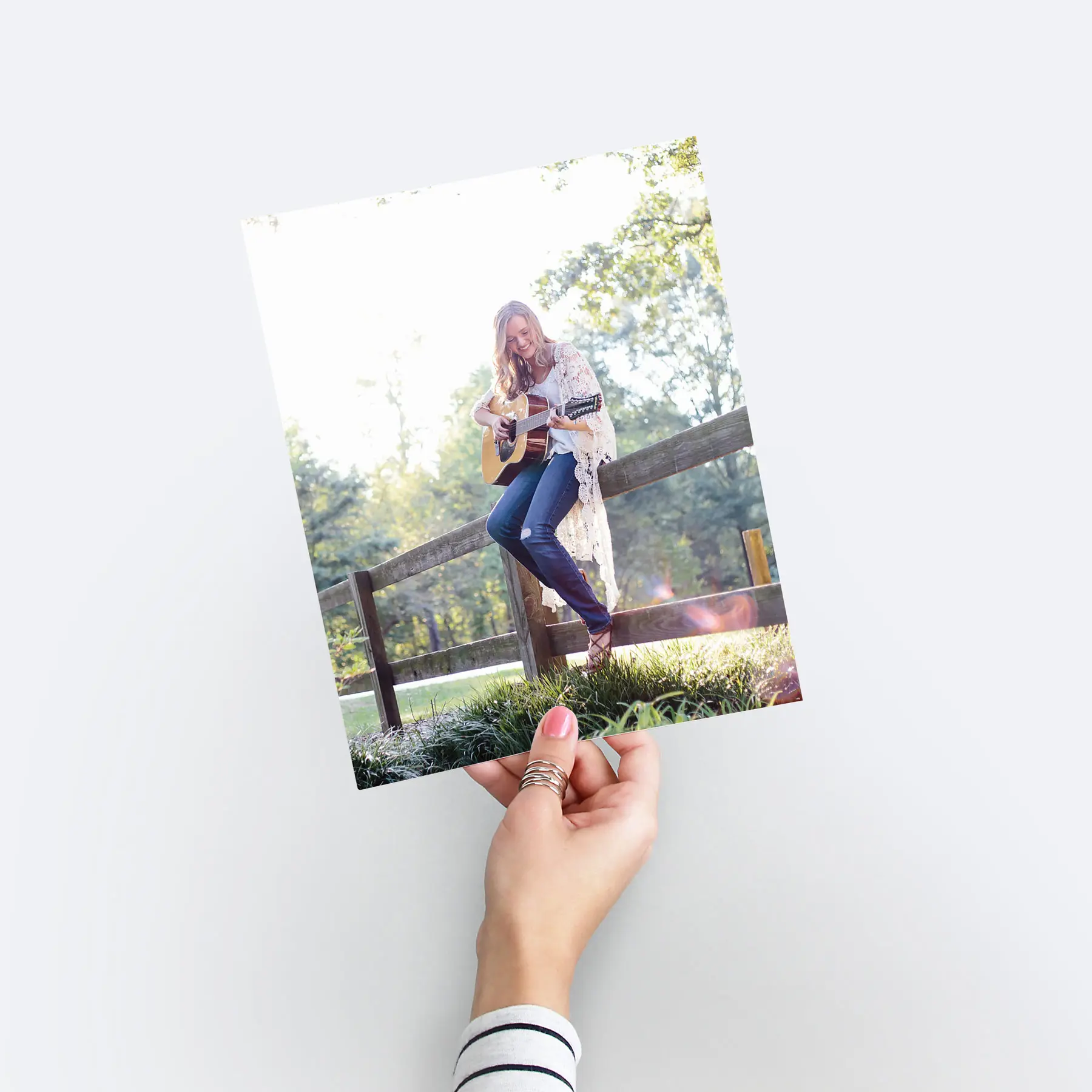 Custom Printed Photo on Cardstock
